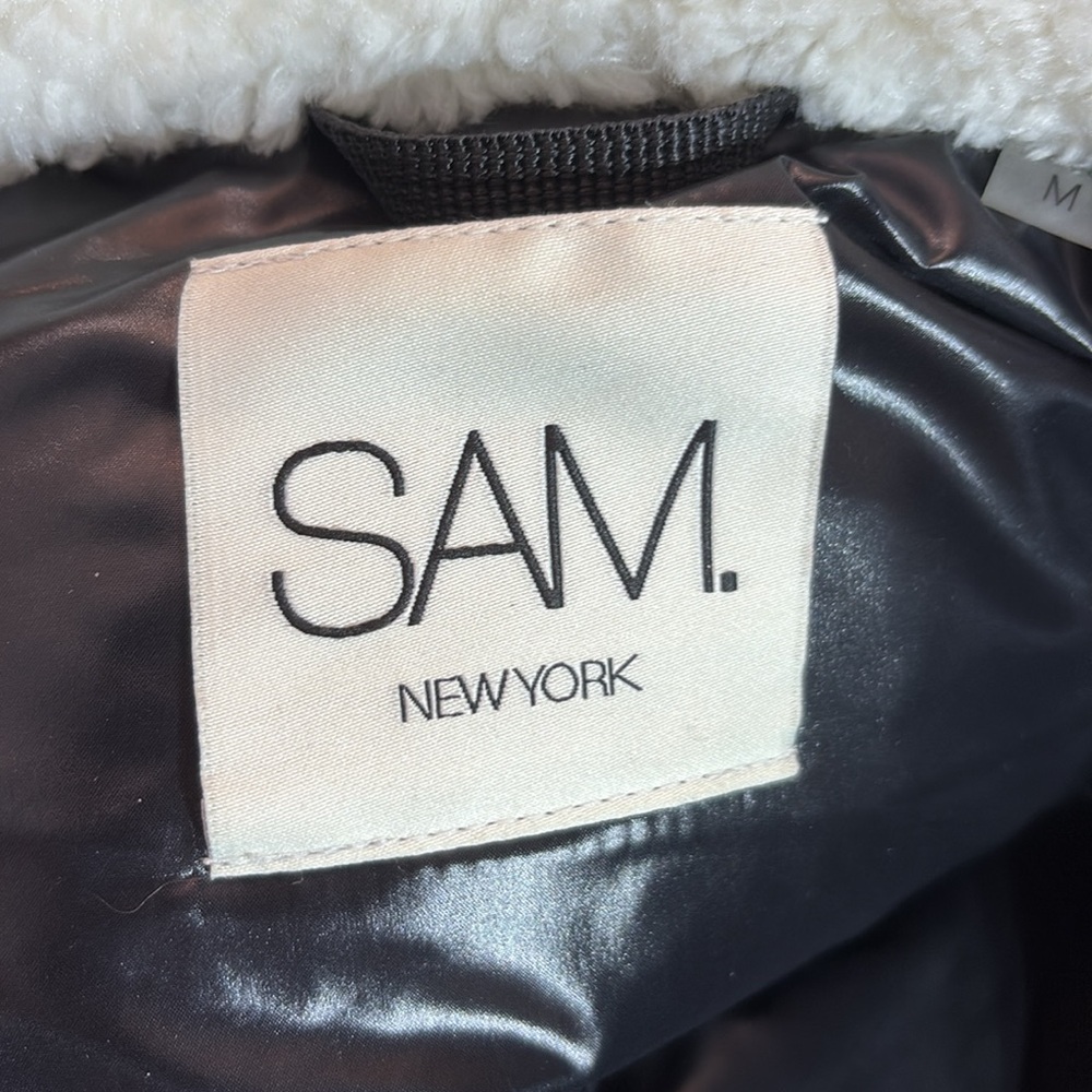 SAM. Wylie Colorblock Pattern Down Jacket - size M - Picture 12 of 13